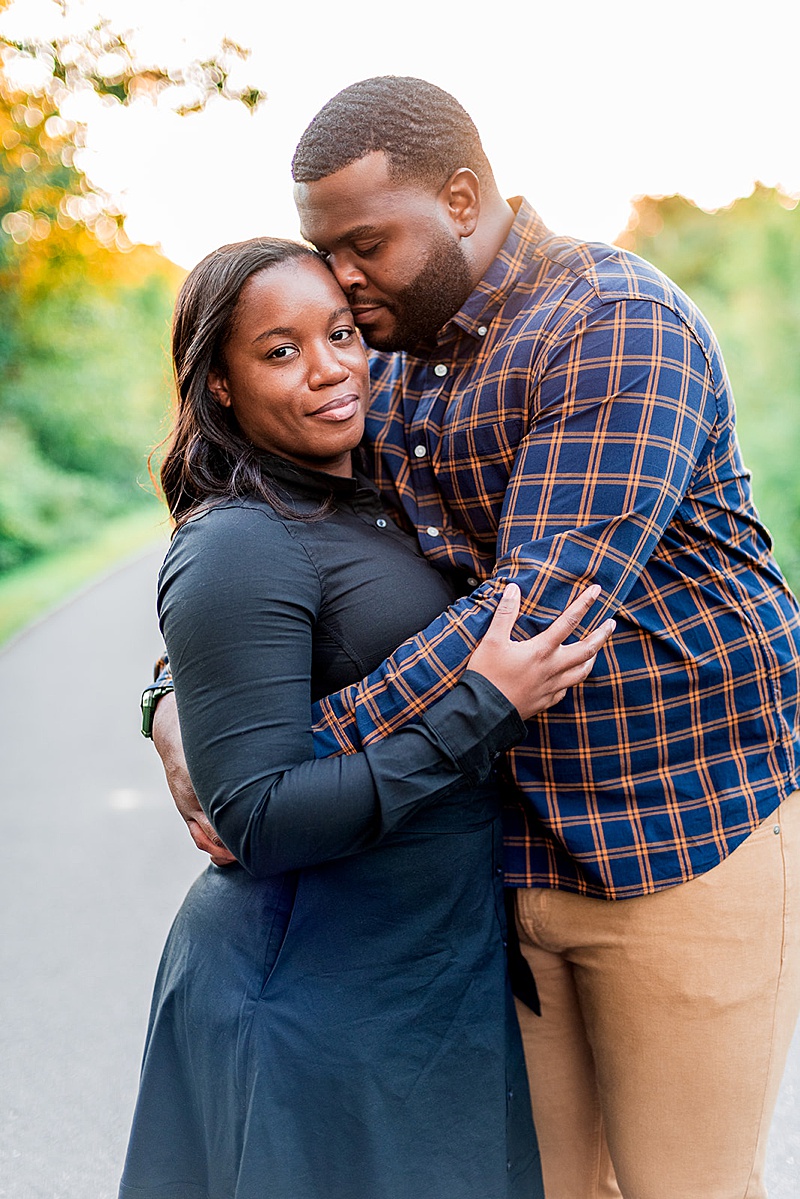 Anniversary Photoshoot in Wake Forest, NC with African American Couple. Michelle Dawn Photography by Dawn Michelle Downey Kifalme