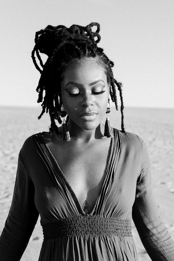 Black Woman in the desert - Michelle Dawn Photography