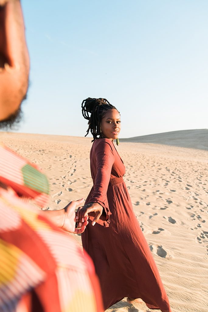 Black Couple in the desert - Michelle Dawn Photography
