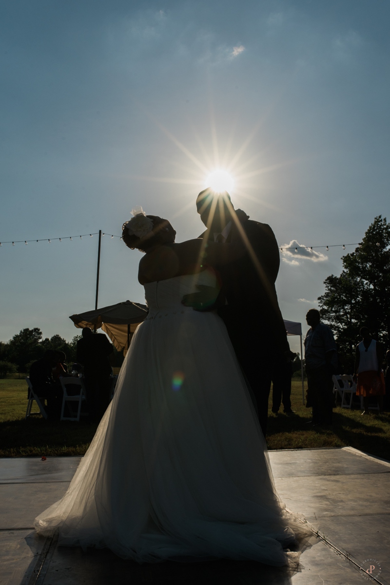 First Dance Silhouette - Richmond Virginia Wedding - Chronicles Photography_0063