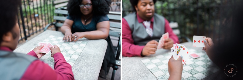 Downtown Brooklyn NY Engagement Session Card Themed 0015