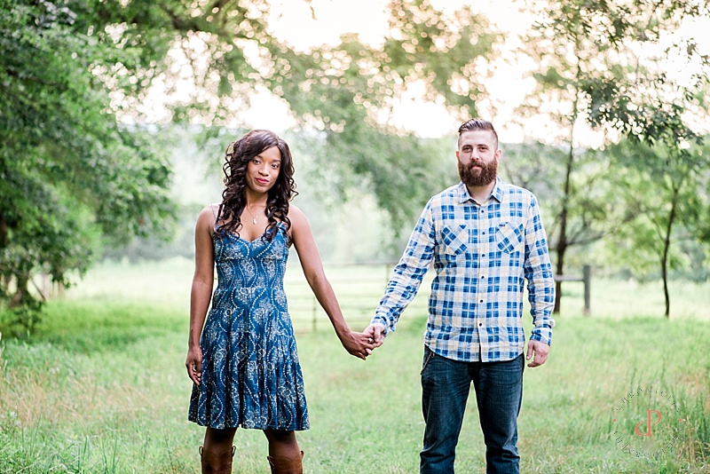 Rustic Engagement Session | Chronicles Photography | Interracial Couple | Farm Engagement