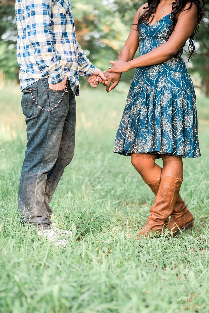 Rustic Engagement Session | Chronicles Photography | Cowboy Boots | Farm Engagement | Oak Hill North Carolina Engagement Session