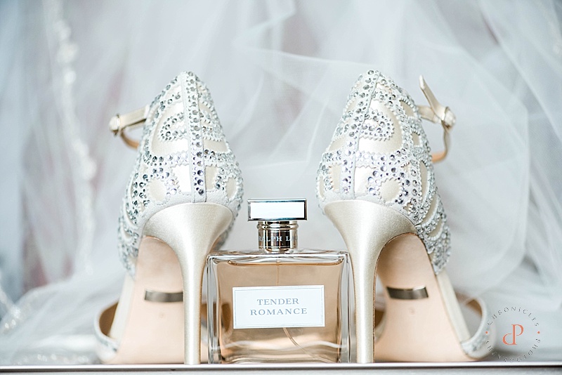 Wedding perfume and shoes