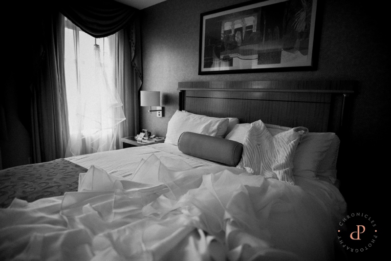 Pantora Bridal Wedding Gown on Bed | www.chroniclesphotography.com