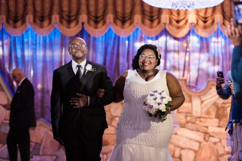 Father Walking Bride Down The Aisle | Leonard's Palazzo Wedding